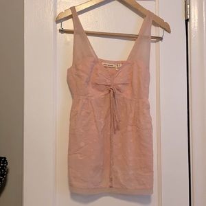 Dkny top. Pink/size small with zipper on side.